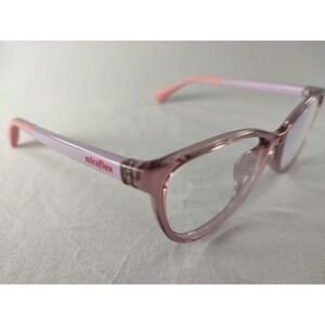 Miraflex MF 4010 L358 Translucent Pink Purple Cat Eye Eyeglass Frames 51-16-135